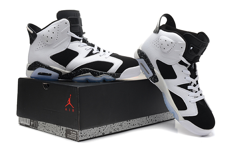 jordan retro 6 noir et blanche